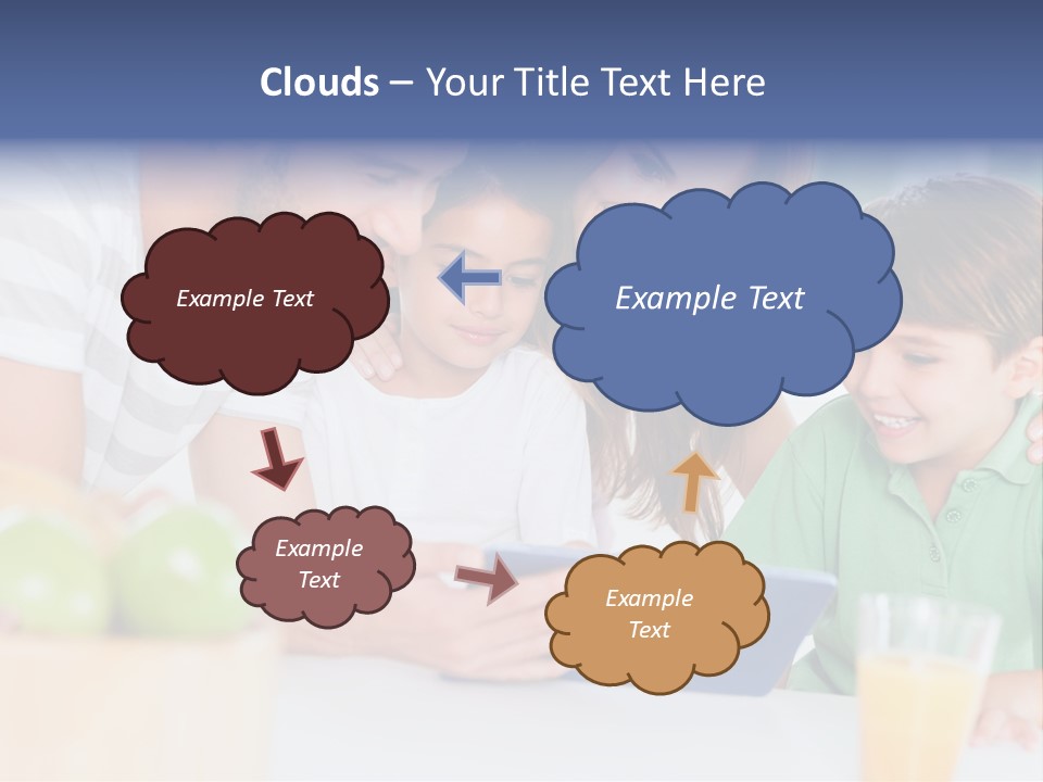 Tablet Computer Home Homey PowerPoint Template