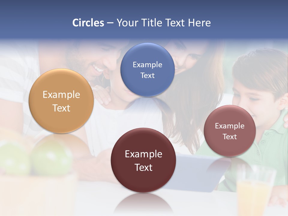 Tablet Computer Home Homey PowerPoint Template