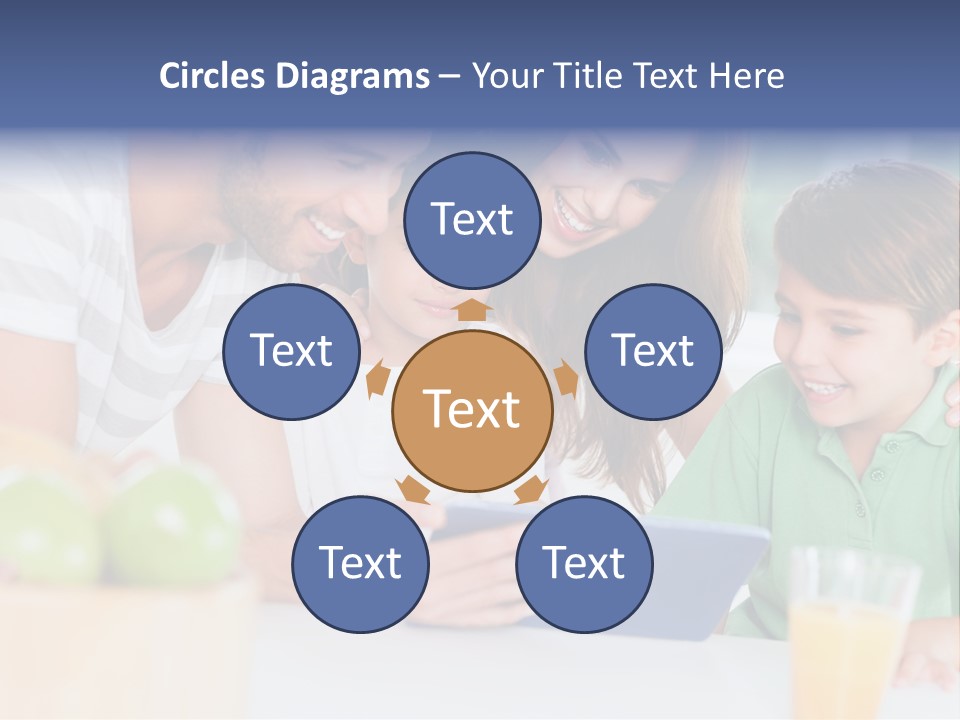 Tablet Computer Home Homey PowerPoint Template