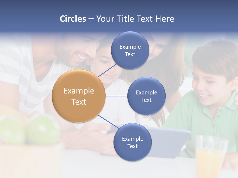 Tablet Computer Home Homey PowerPoint Template