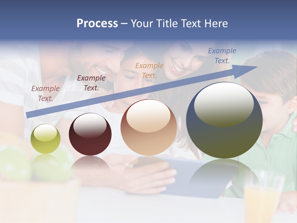 Tablet Computer Home Homey PowerPoint Template