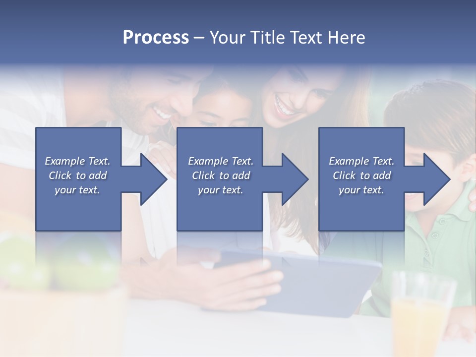 Tablet Computer Home Homey PowerPoint Template