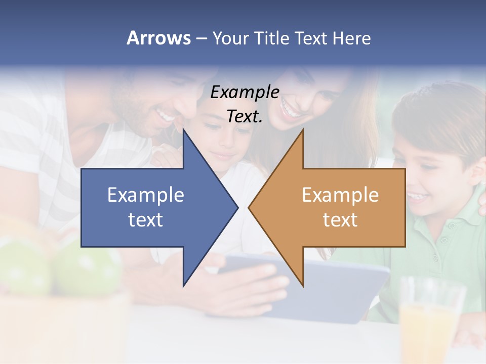 Tablet Computer Home Homey PowerPoint Template