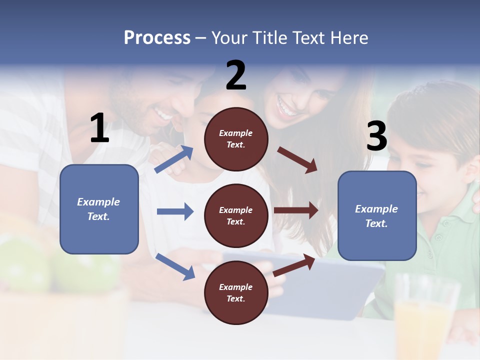 Tablet Computer Home Homey PowerPoint Template
