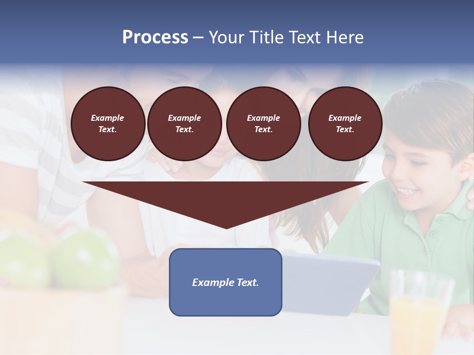 Tablet Computer Home Homey PowerPoint Template