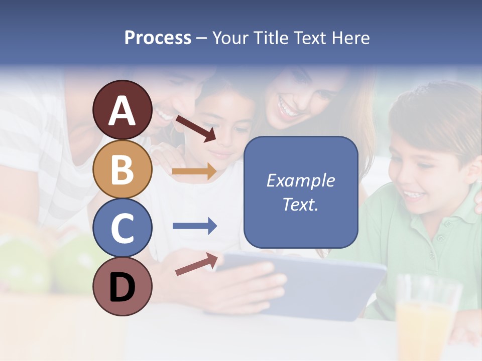 Tablet Computer Home Homey PowerPoint Template