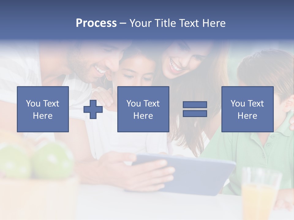 Tablet Computer Home Homey PowerPoint Template