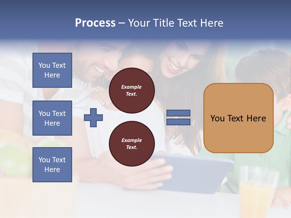 Tablet Computer Home Homey PowerPoint Template
