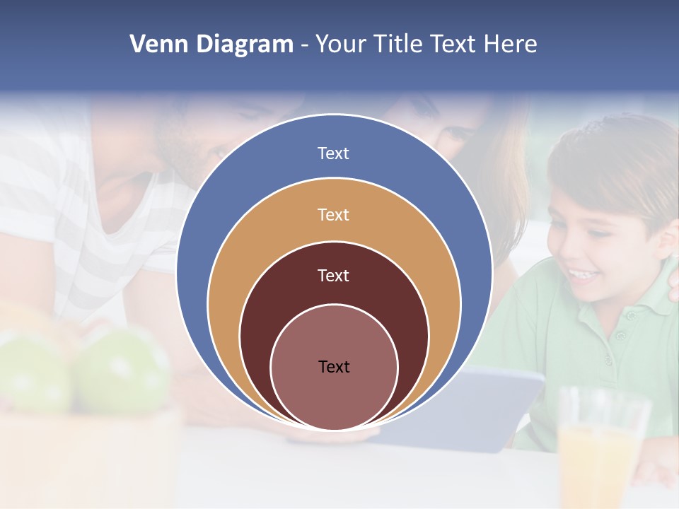 Tablet Computer Home Homey PowerPoint Template