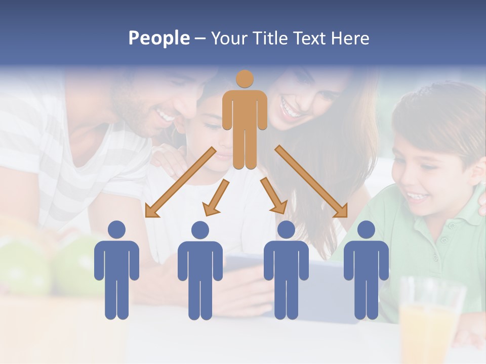 Tablet Computer Home Homey PowerPoint Template