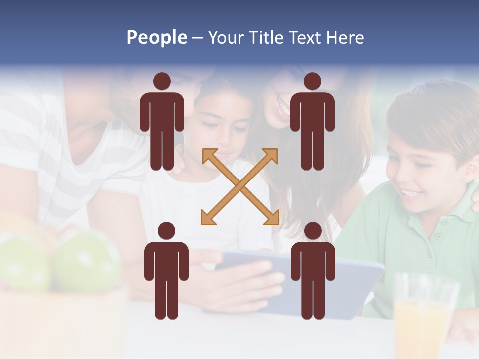 Tablet Computer Home Homey PowerPoint Template