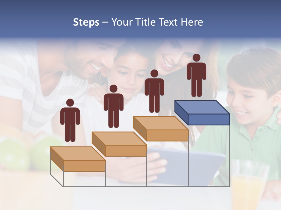 Tablet Computer Home Homey PowerPoint Template