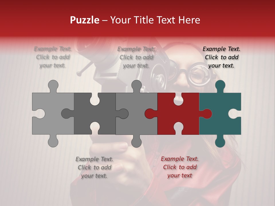 Ignorance Style Home Video Camera PowerPoint Template