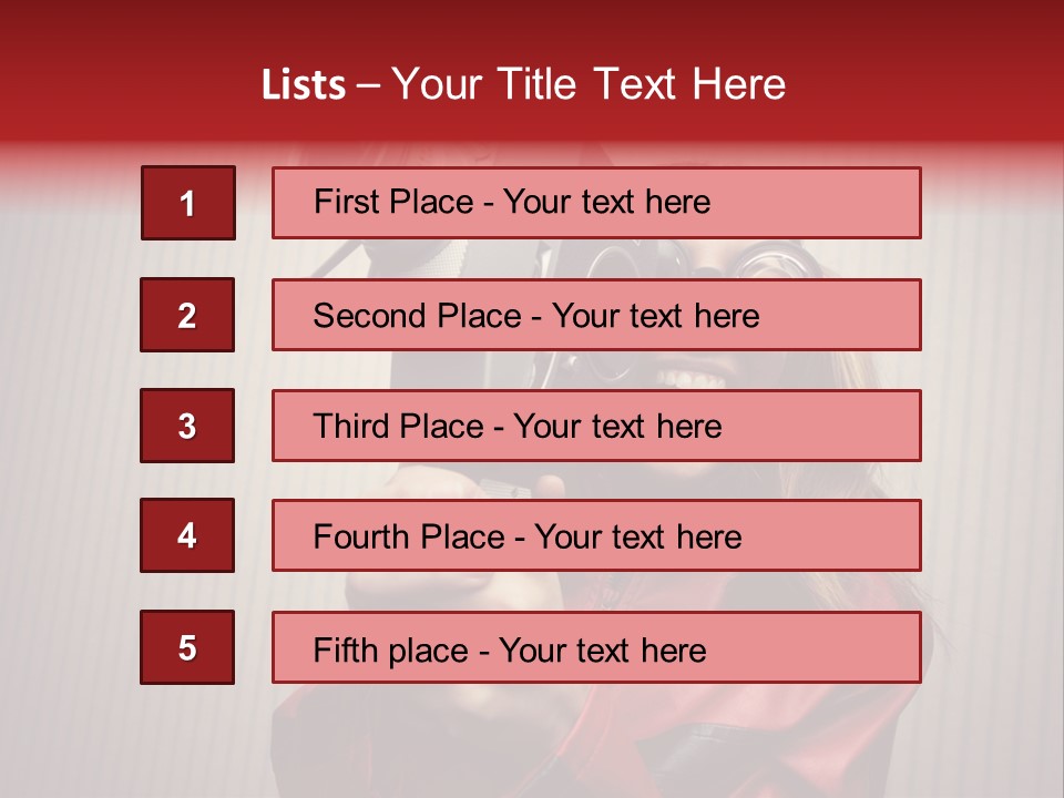 Ignorance Style Home Video Camera PowerPoint Template