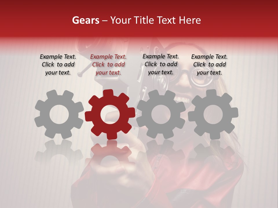 Ignorance Style Home Video Camera PowerPoint Template