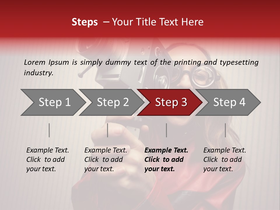 Ignorance Style Home Video Camera PowerPoint Template