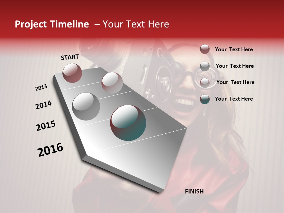 Ignorance Style Home Video Camera PowerPoint Template