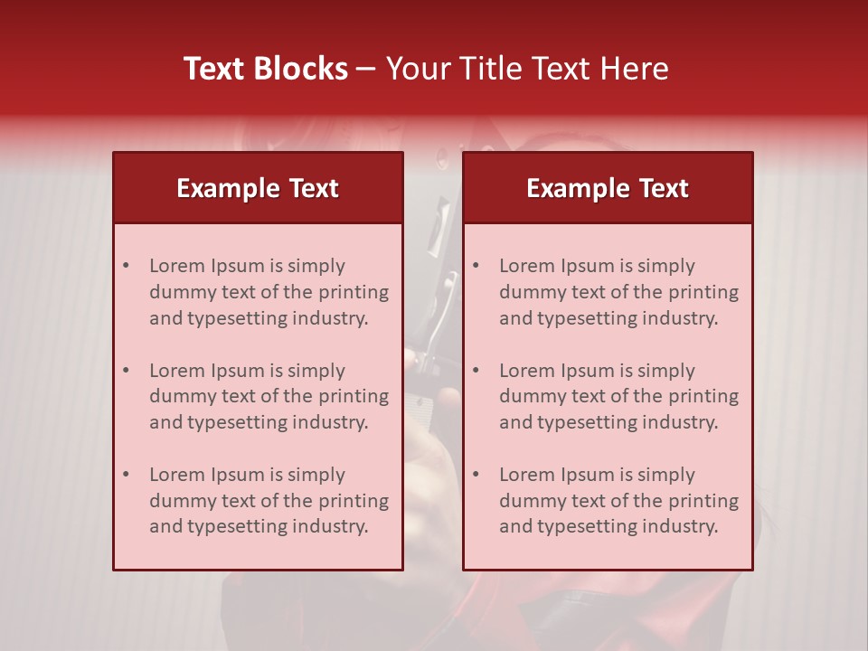 Ignorance Style Home Video Camera PowerPoint Template