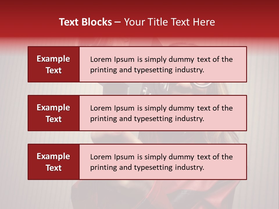 Ignorance Style Home Video Camera PowerPoint Template