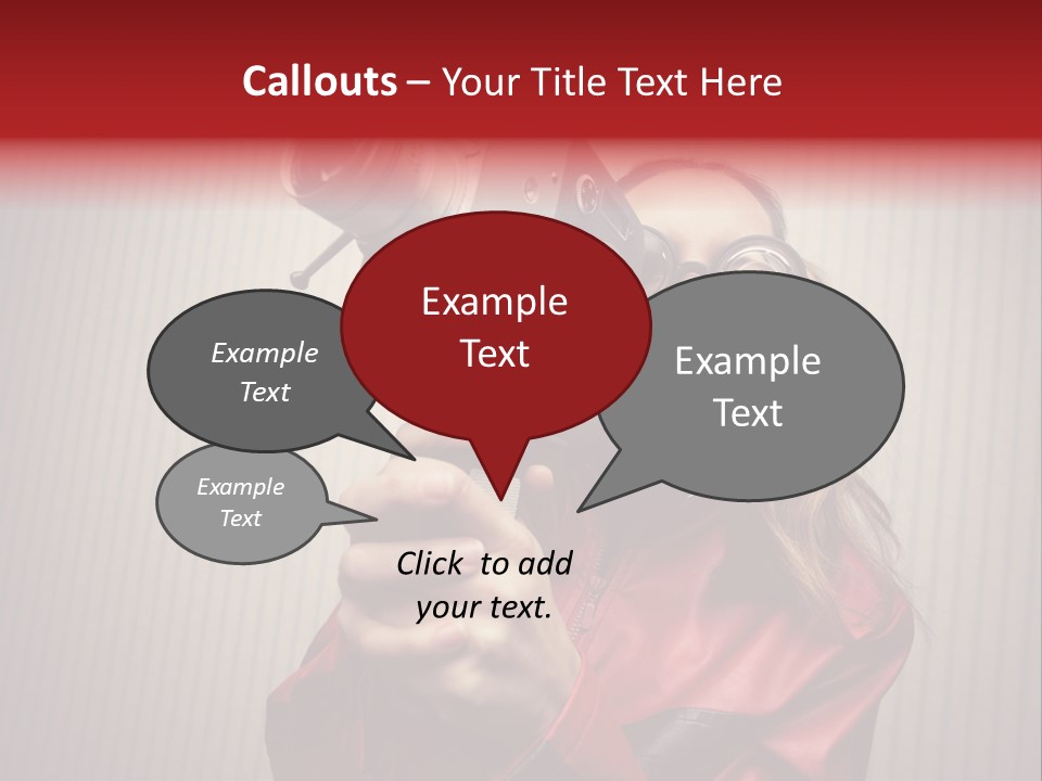 Ignorance Style Home Video Camera PowerPoint Template