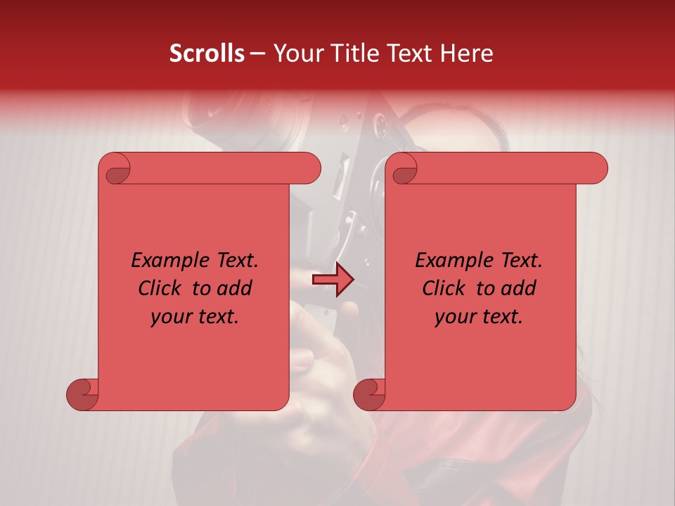 Ignorance Style Home Video Camera PowerPoint Template