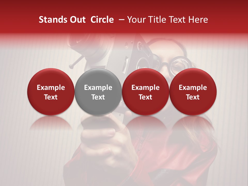 Ignorance Style Home Video Camera PowerPoint Template