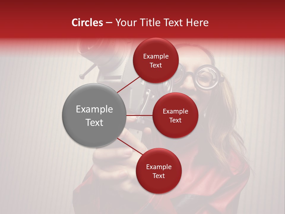 Ignorance Style Home Video Camera PowerPoint Template