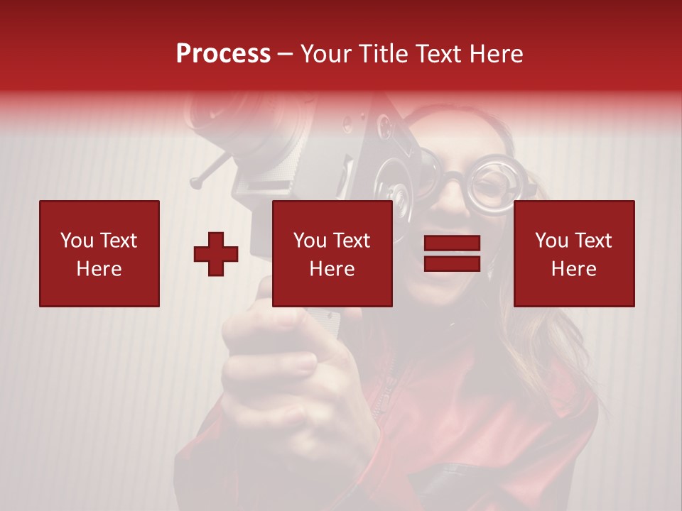 Ignorance Style Home Video Camera PowerPoint Template