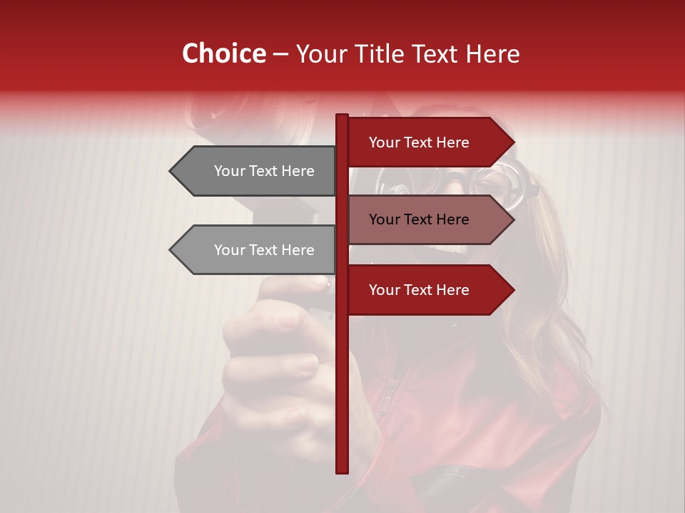 Ignorance Style Home Video Camera PowerPoint Template