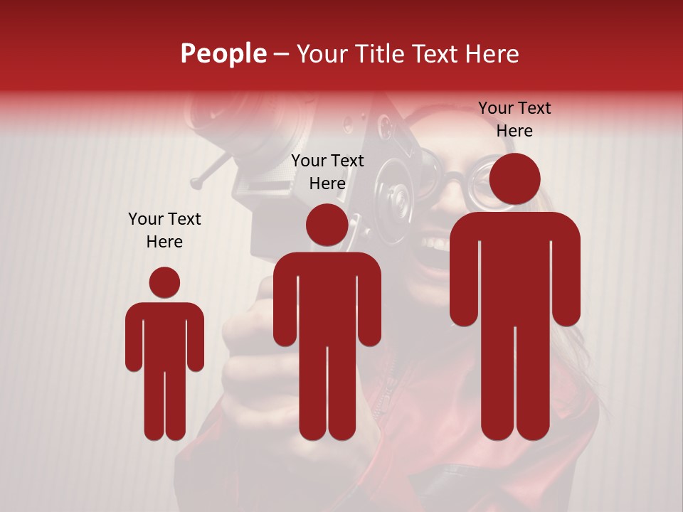 Ignorance Style Home Video Camera PowerPoint Template