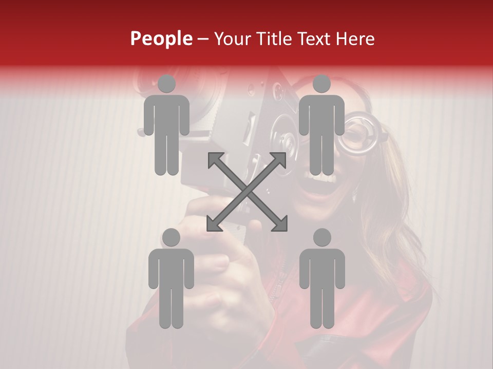 Ignorance Style Home Video Camera PowerPoint Template