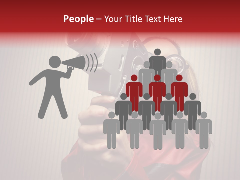 Ignorance Style Home Video Camera PowerPoint Template