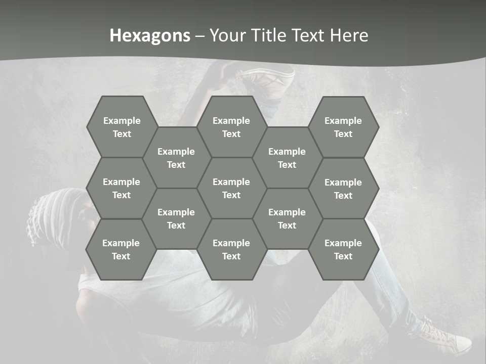 Strength Aerobics Dancer PowerPoint Template