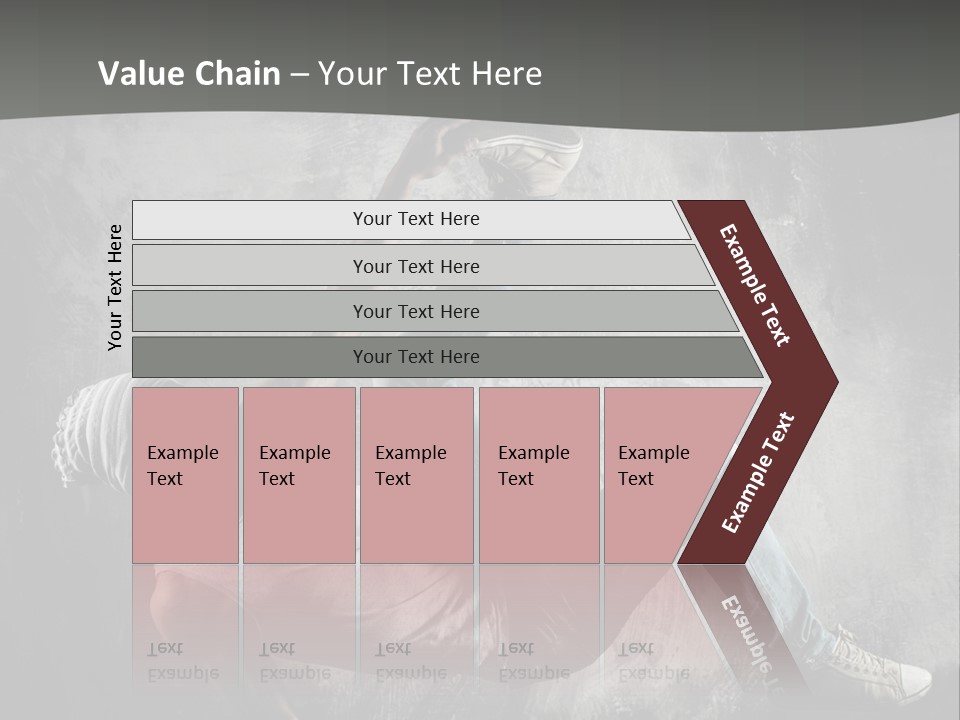 Strength Aerobics Dancer PowerPoint Template