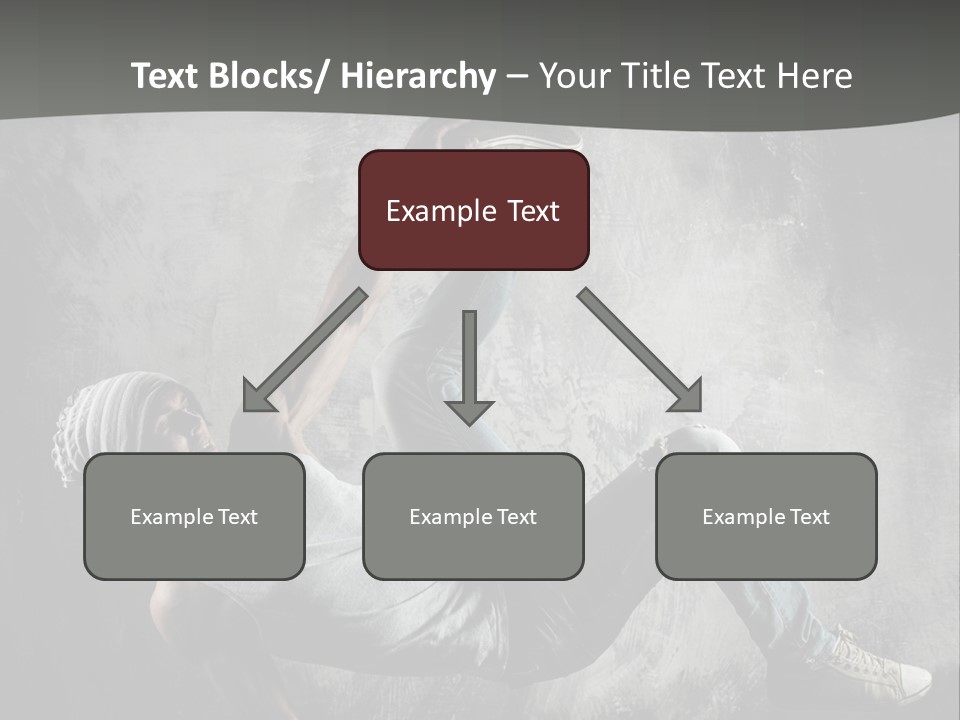 Strength Aerobics Dancer PowerPoint Template
