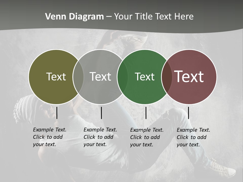 Strength Aerobics Dancer PowerPoint Template