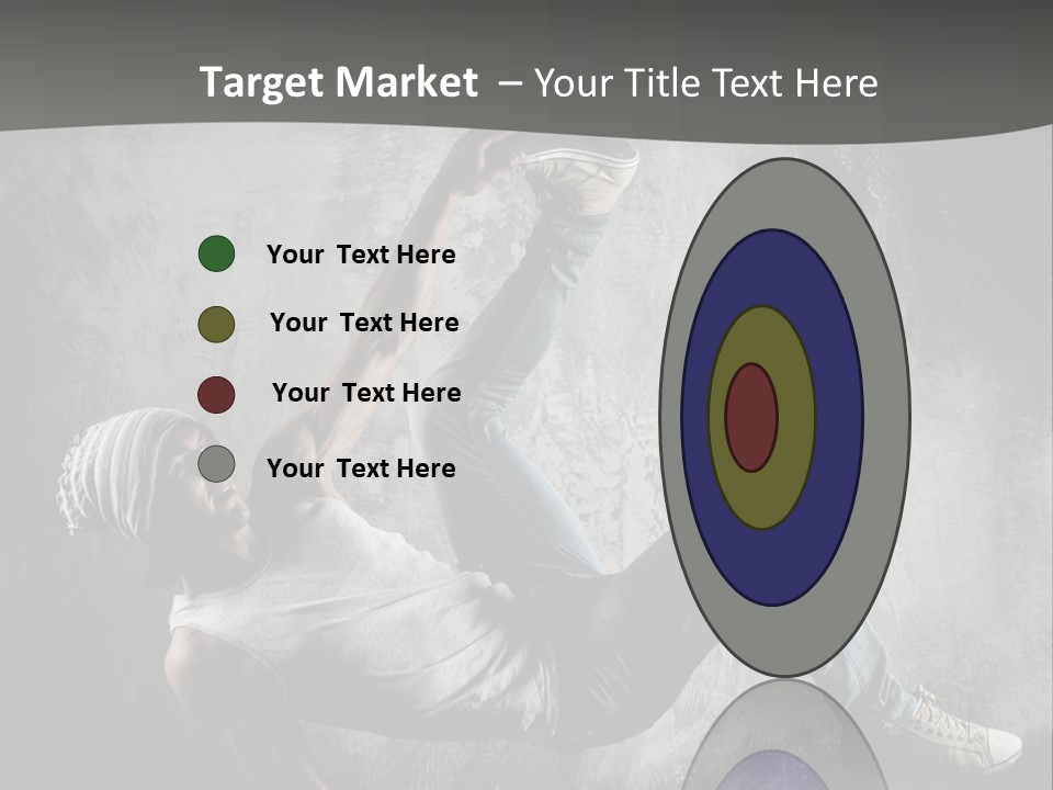 Strength Aerobics Dancer PowerPoint Template