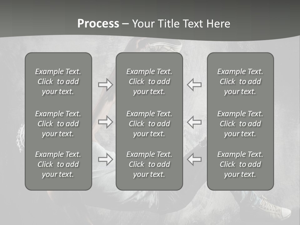 Strength Aerobics Dancer PowerPoint Template