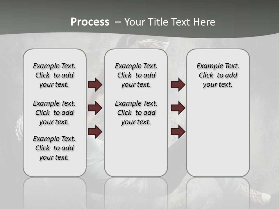 Strength Aerobics Dancer PowerPoint Template