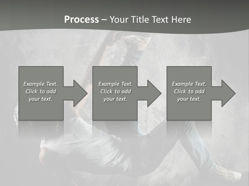 Strength Aerobics Dancer PowerPoint Template