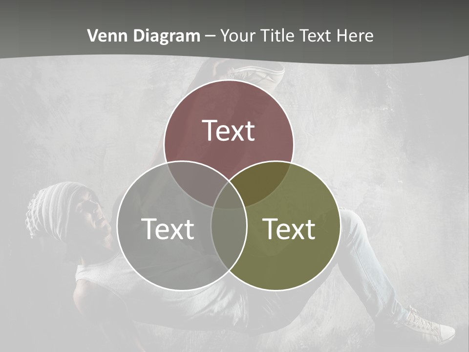 Strength Aerobics Dancer PowerPoint Template