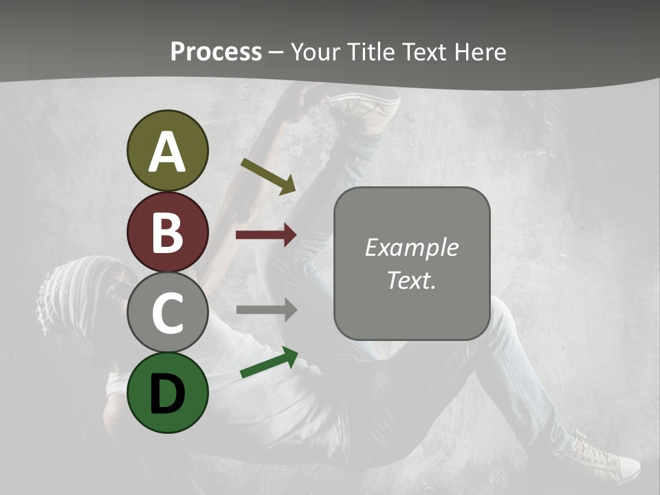 Strength Aerobics Dancer PowerPoint Template