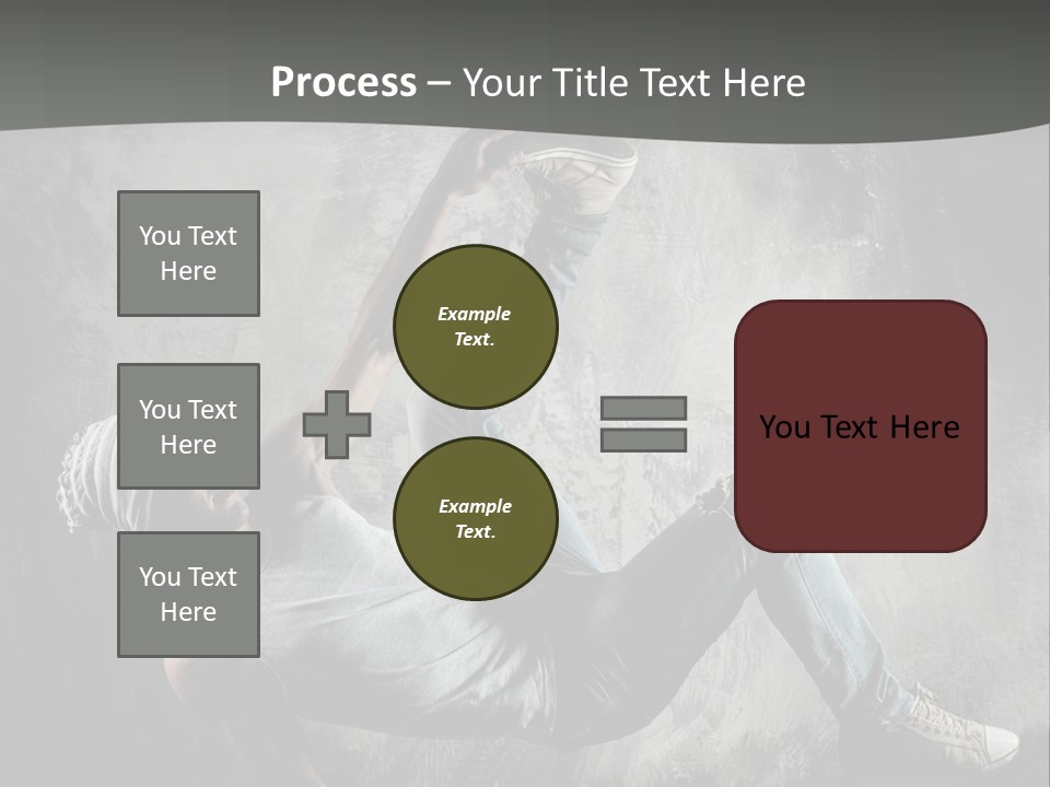 Strength Aerobics Dancer PowerPoint Template
