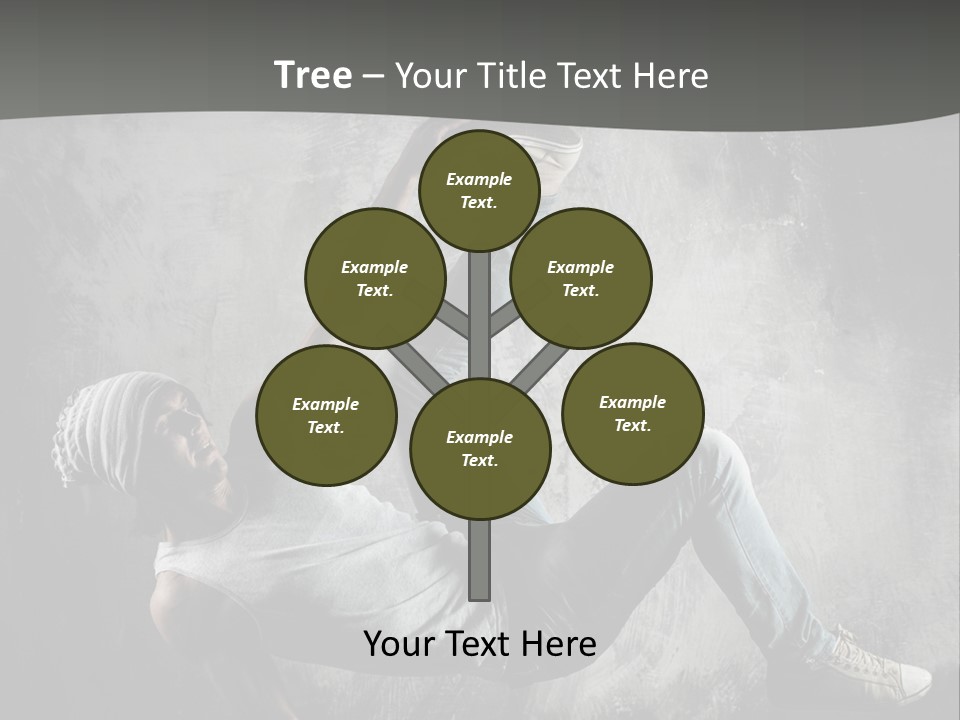 Strength Aerobics Dancer PowerPoint Template