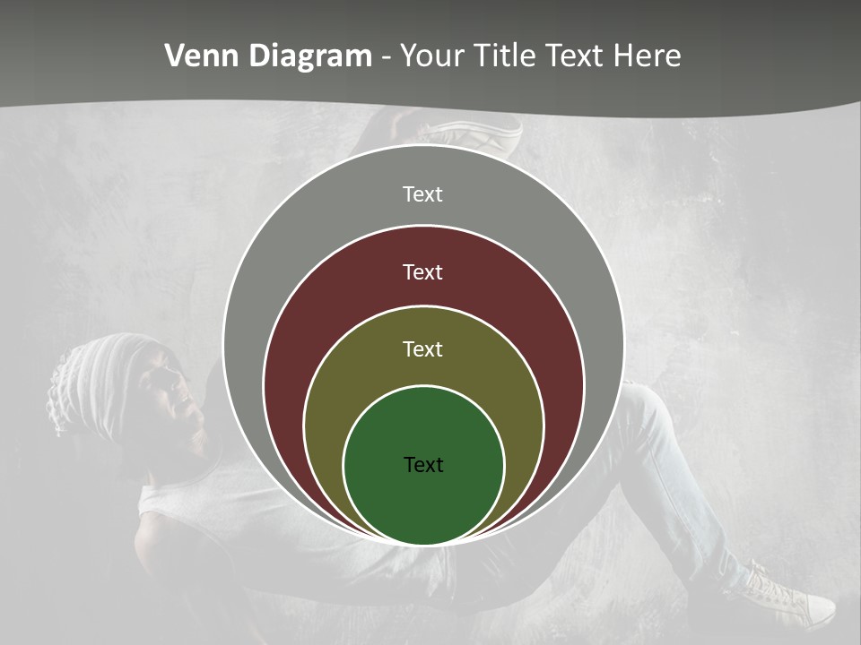 Strength Aerobics Dancer PowerPoint Template