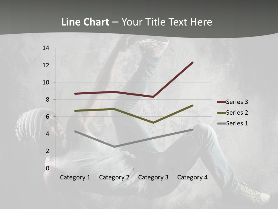 Strength Aerobics Dancer PowerPoint Template