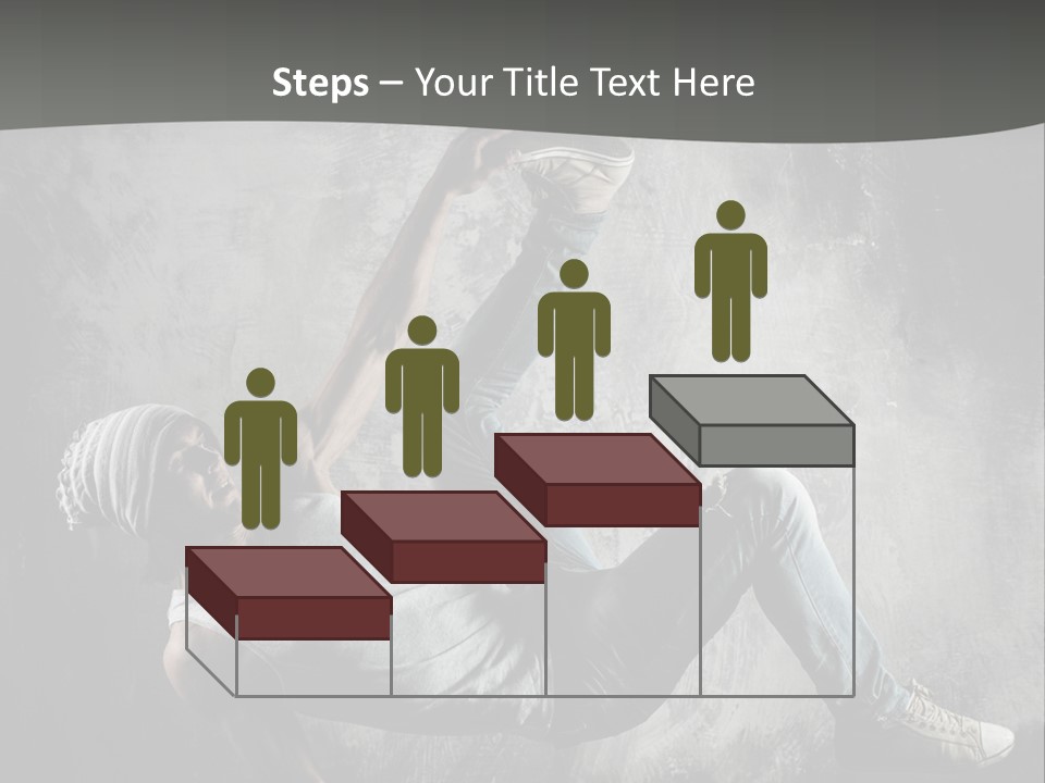 Strength Aerobics Dancer PowerPoint Template