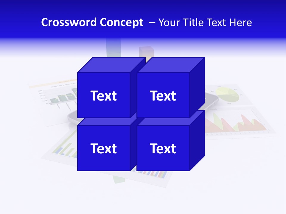 A Tablet With A Colorful Diagram On Top Of It PowerPoint Template