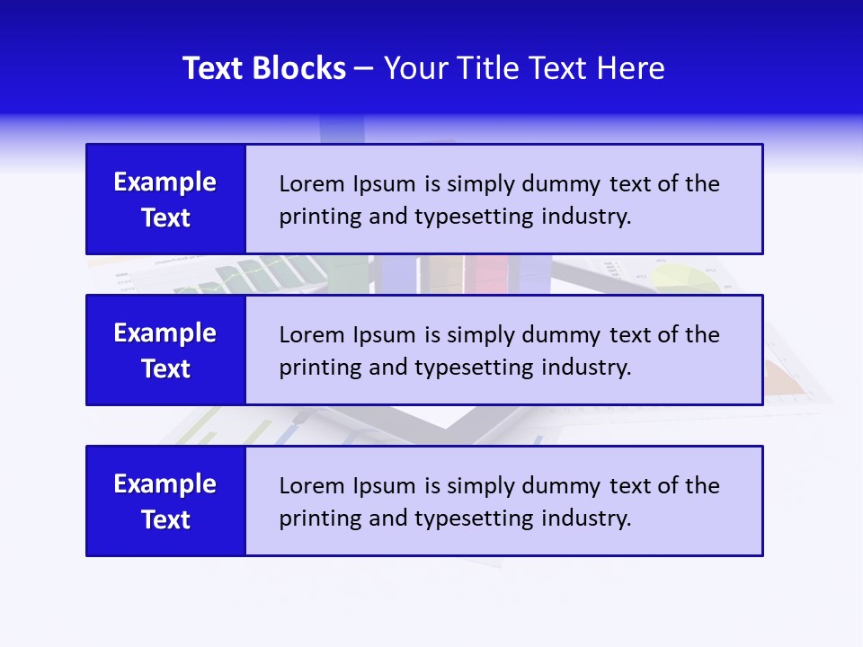 A Tablet With A Colorful Diagram On Top Of It PowerPoint Template