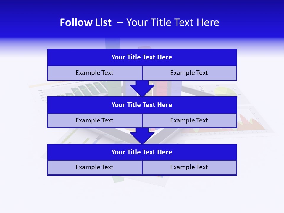 A Tablet With A Colorful Diagram On Top Of It PowerPoint Template